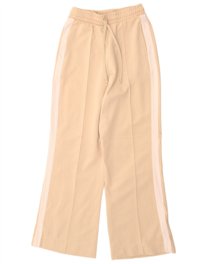 Zara Træningsdragtsbukser til kvinder UK 12 Medium Beige Colourblock