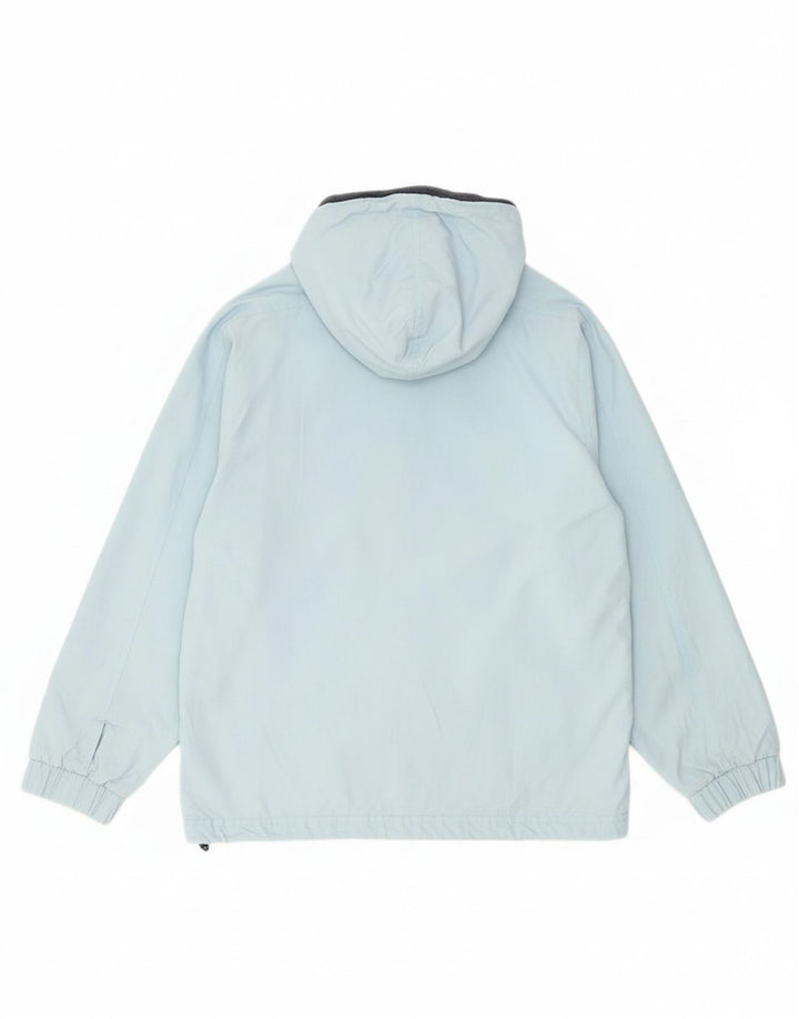 CHAMPION Mens Hooded Tracksuit Top Jacket Small Blue