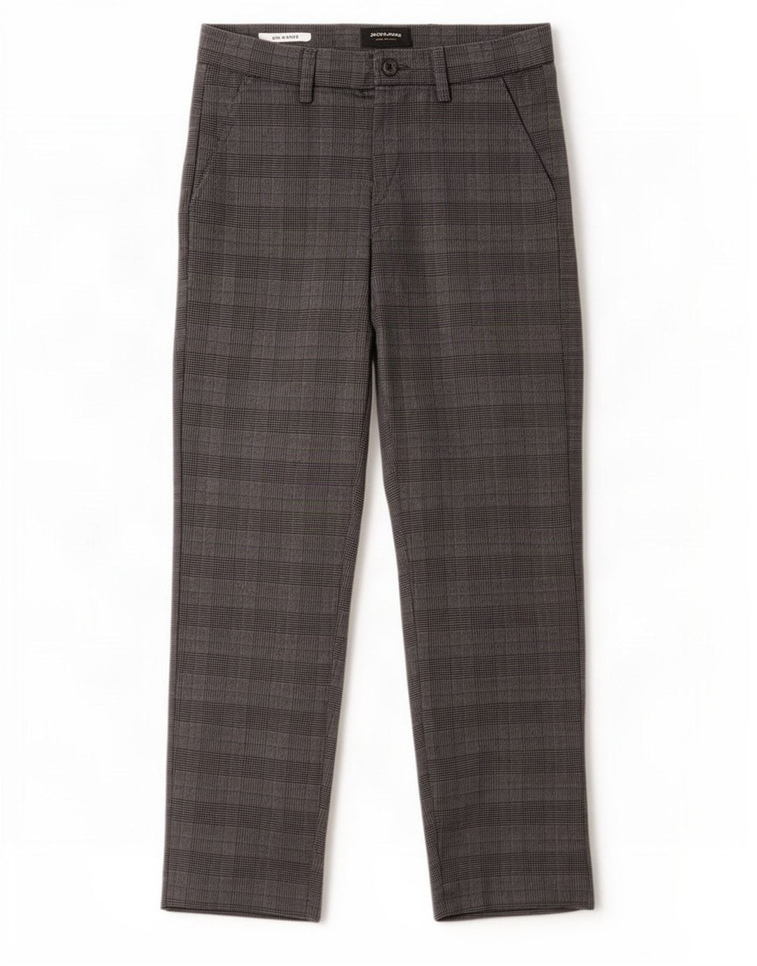 Jack & Jones Herre Marco Slim Suit Bukser W28 L30 Grå ternet polyester