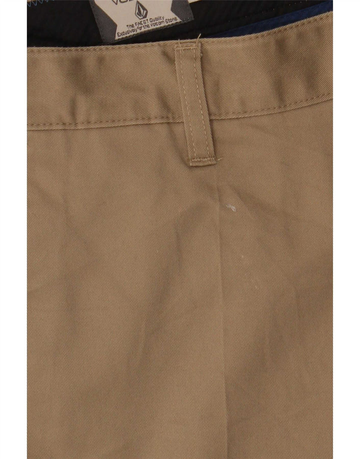 Volcom Herre Slim Chino Bukser W36 L34 Beige Bomuld