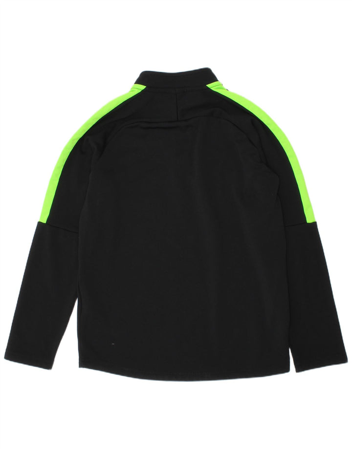 Nike Boys Dri Fit Pullover Træningsdragt Top 8-9 år Lille sort farveblok