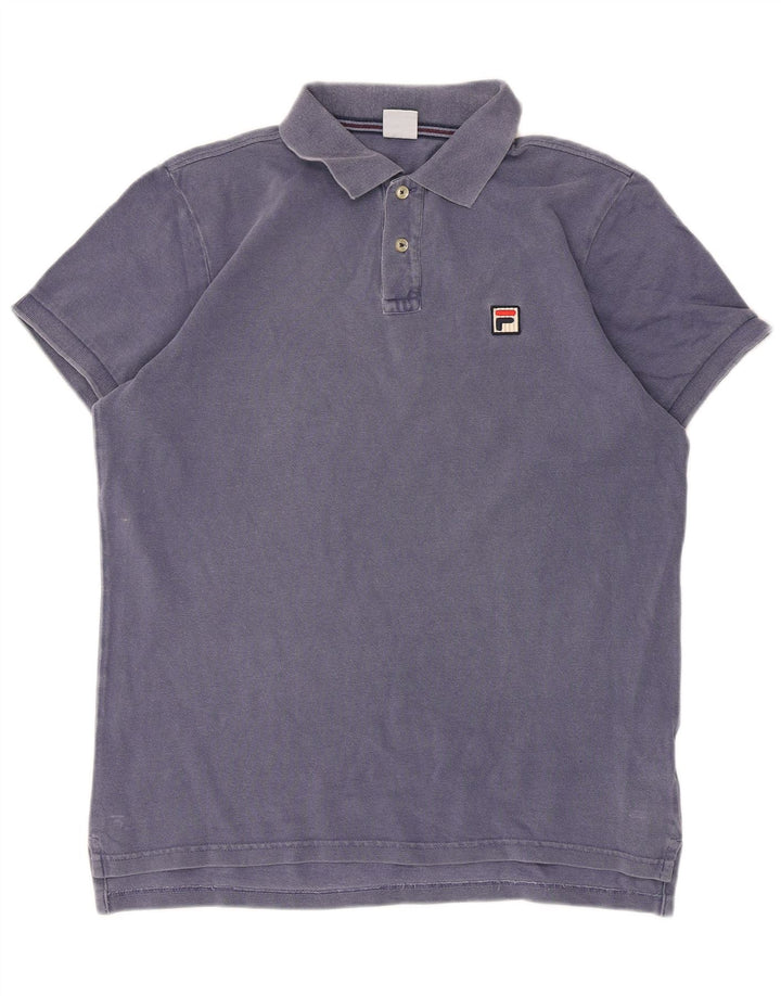 Fila Polo Shirt til mænd IT 58 Medium Blå Bomuld