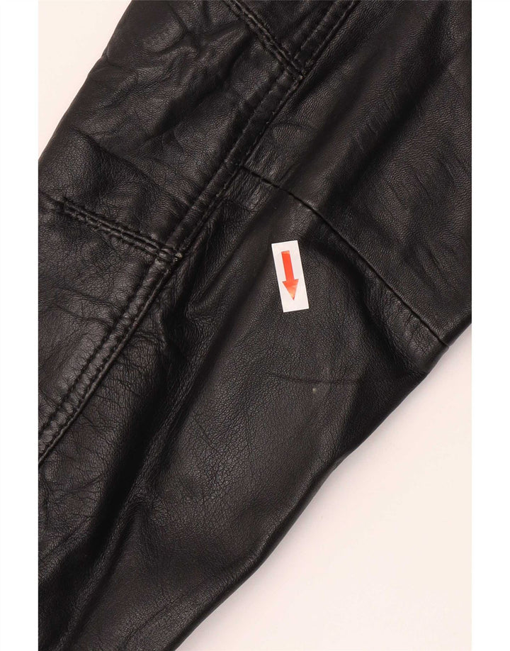 Gipsy Herre Bomber Læderjakke UK 38 Medium Sort