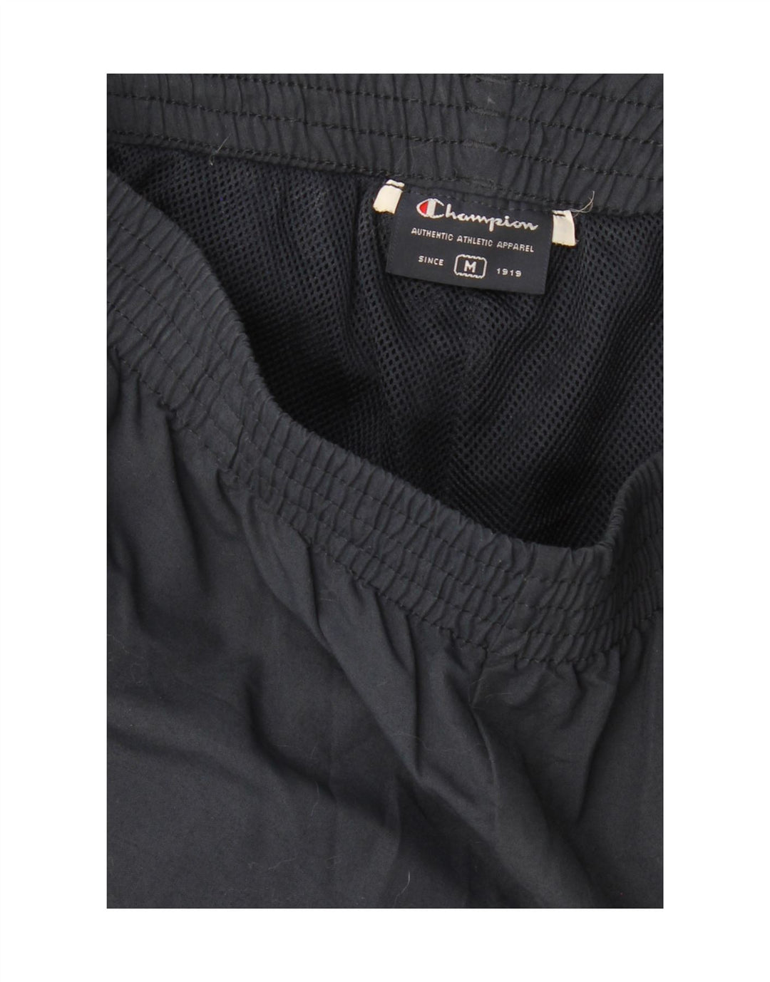 CHAMPION Mens Tracksuit Trousers Medium Navy Blue Colourblock Vintage Champion and Second-Hand Champion from Messina Hembry 