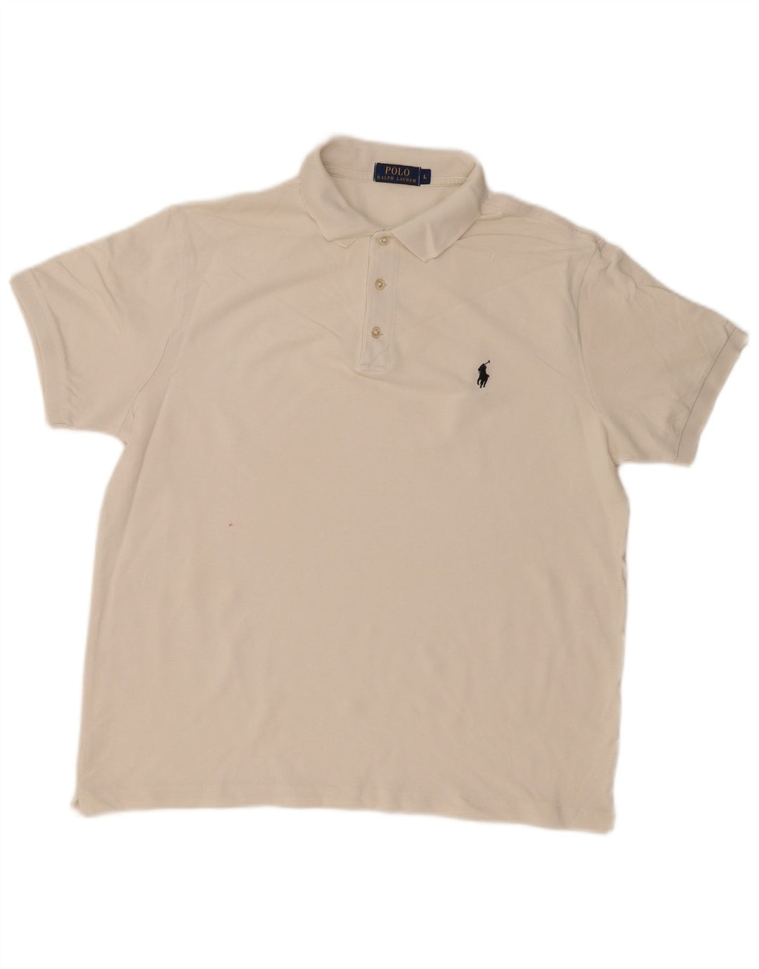 Polo Ralph Lauren Herre Polo Shirt Large White Classic