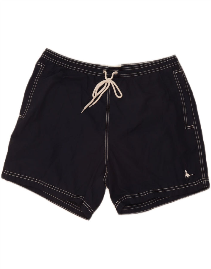JACK WILLS Badeshorts til mænd store marineblå bomuld