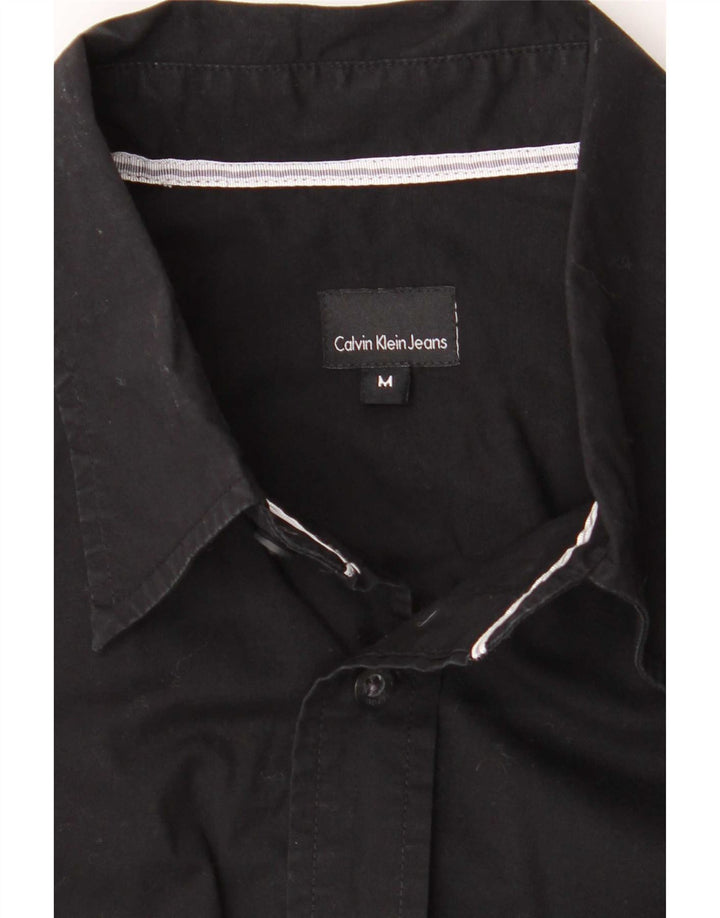 Calvin Klein Jeans Herreskjorte Medium Sort Bomuld