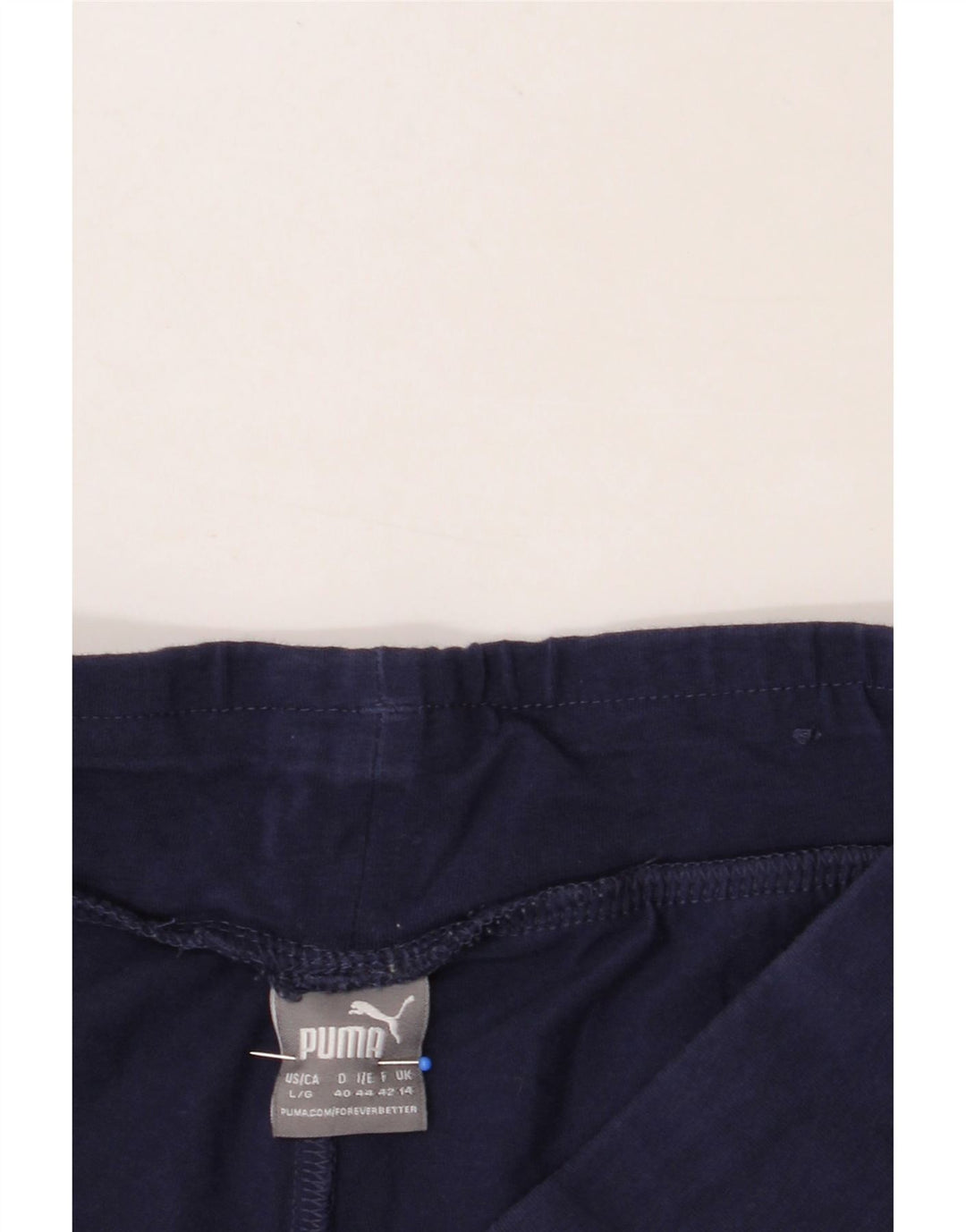 PUMA Womens Graphic Leggings UK 14 Medium  Navy Blue Vintage Puma and Second-Hand Puma from Messina Hembry 