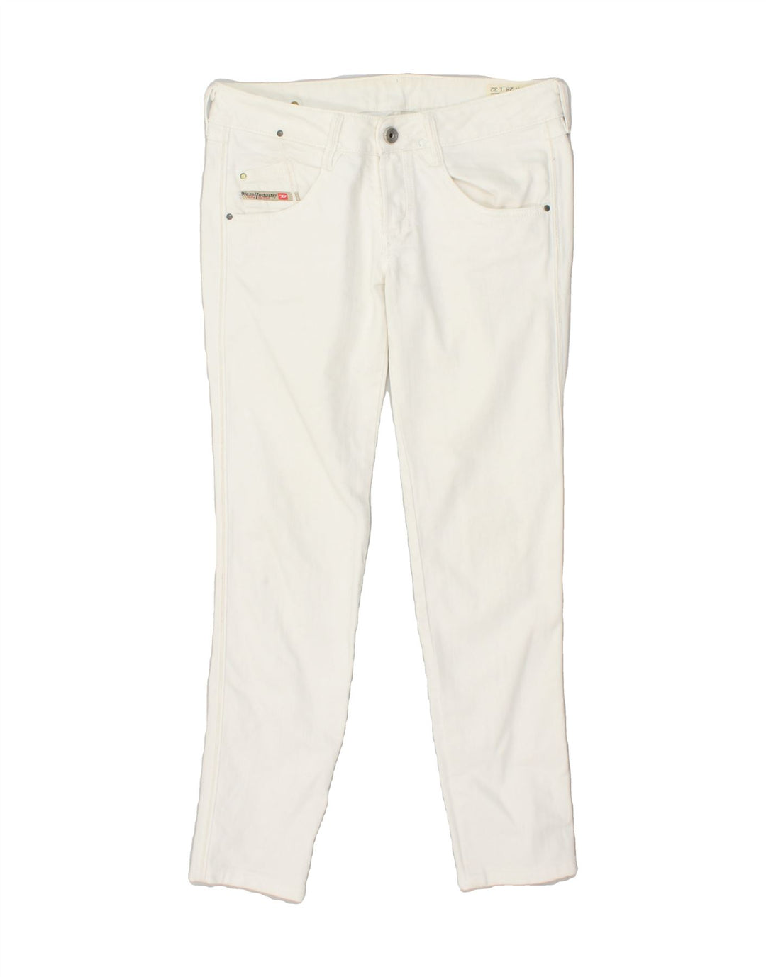 DIESEL Womens Slim Jeans W28 L27  White Cotton Vintage Diesel and Second-Hand Diesel from Messina Hembry 