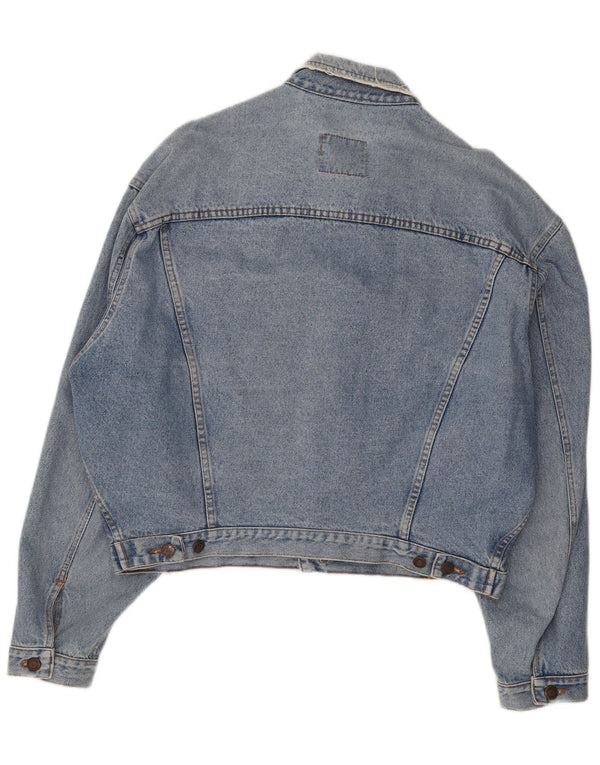 Sisley Herre denimjakke UK 42 XL Blå Bomuld