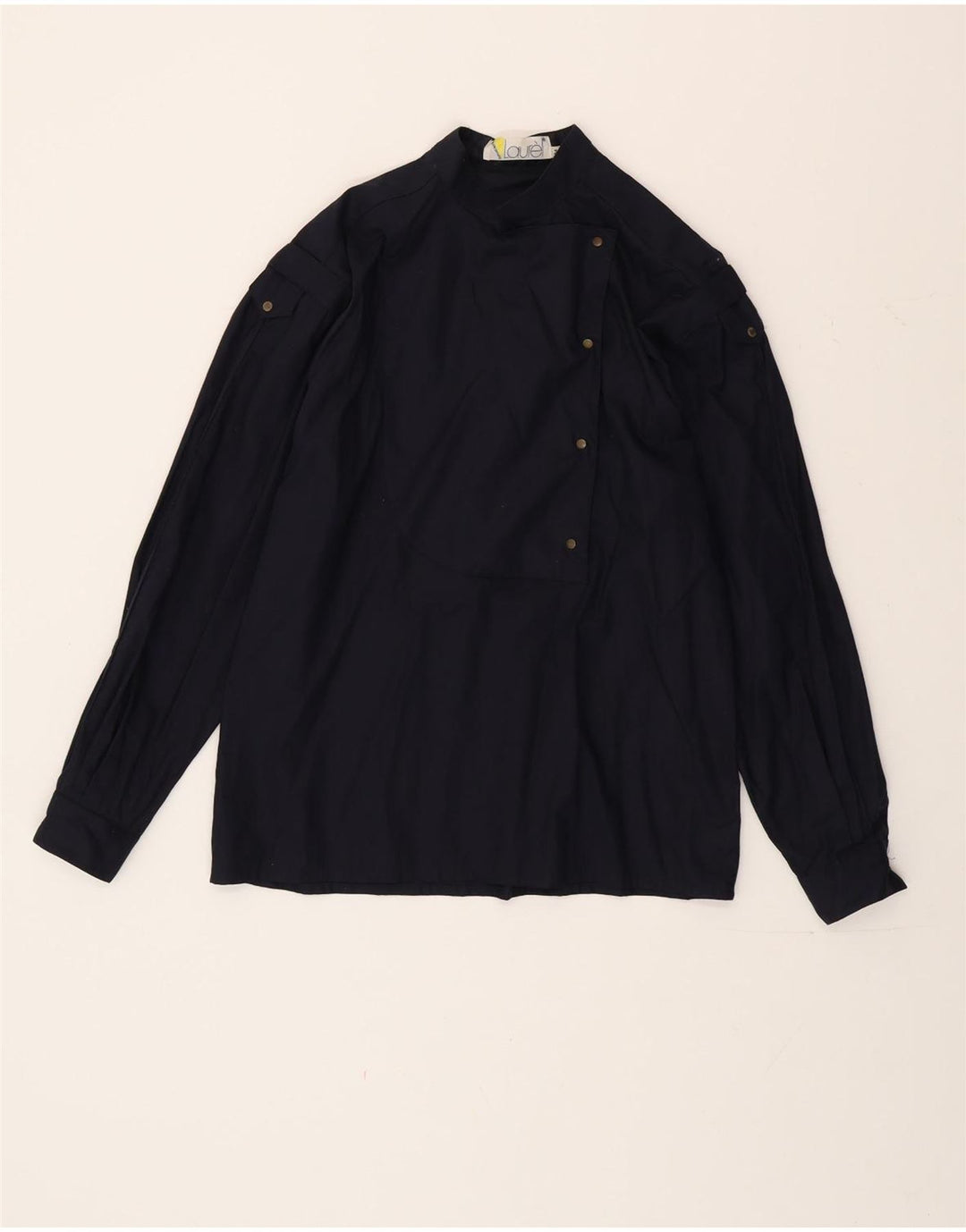 Laurel Dame Loose Fit Pullover Shirt EU 34 XS Marineblå Bomuld
