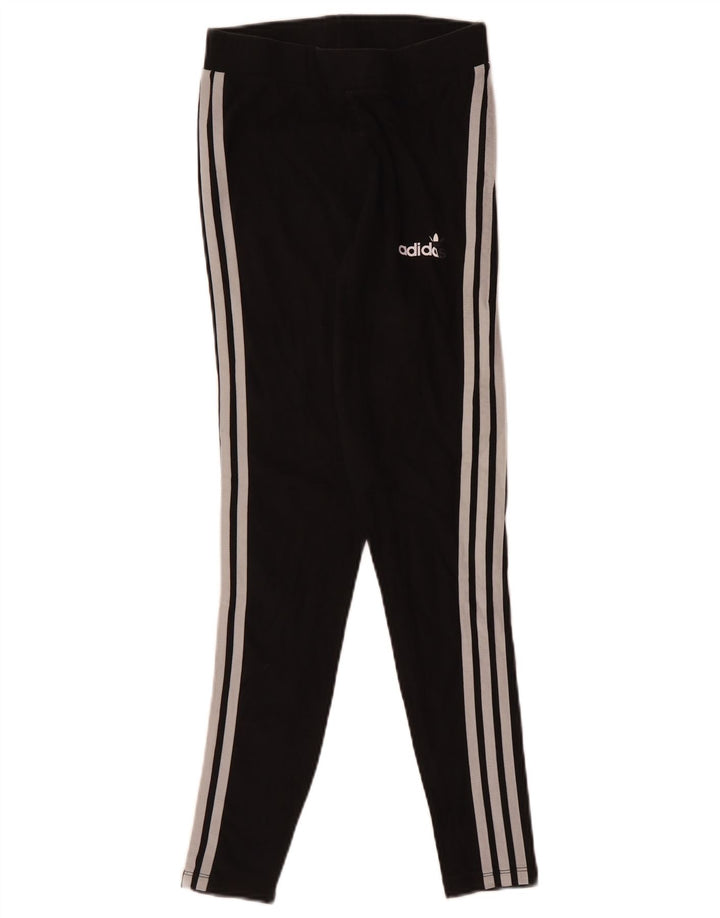 ADIDAS Womens Leggings UK 10 Small Black