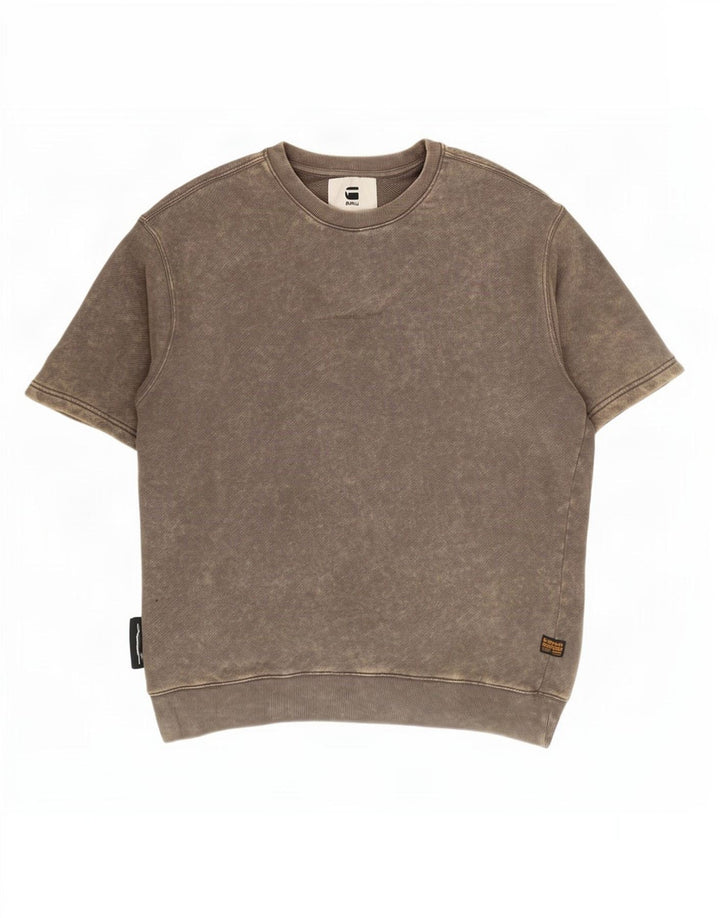 G-Star Herre T-Shirt Top Stor Grå Bomuld