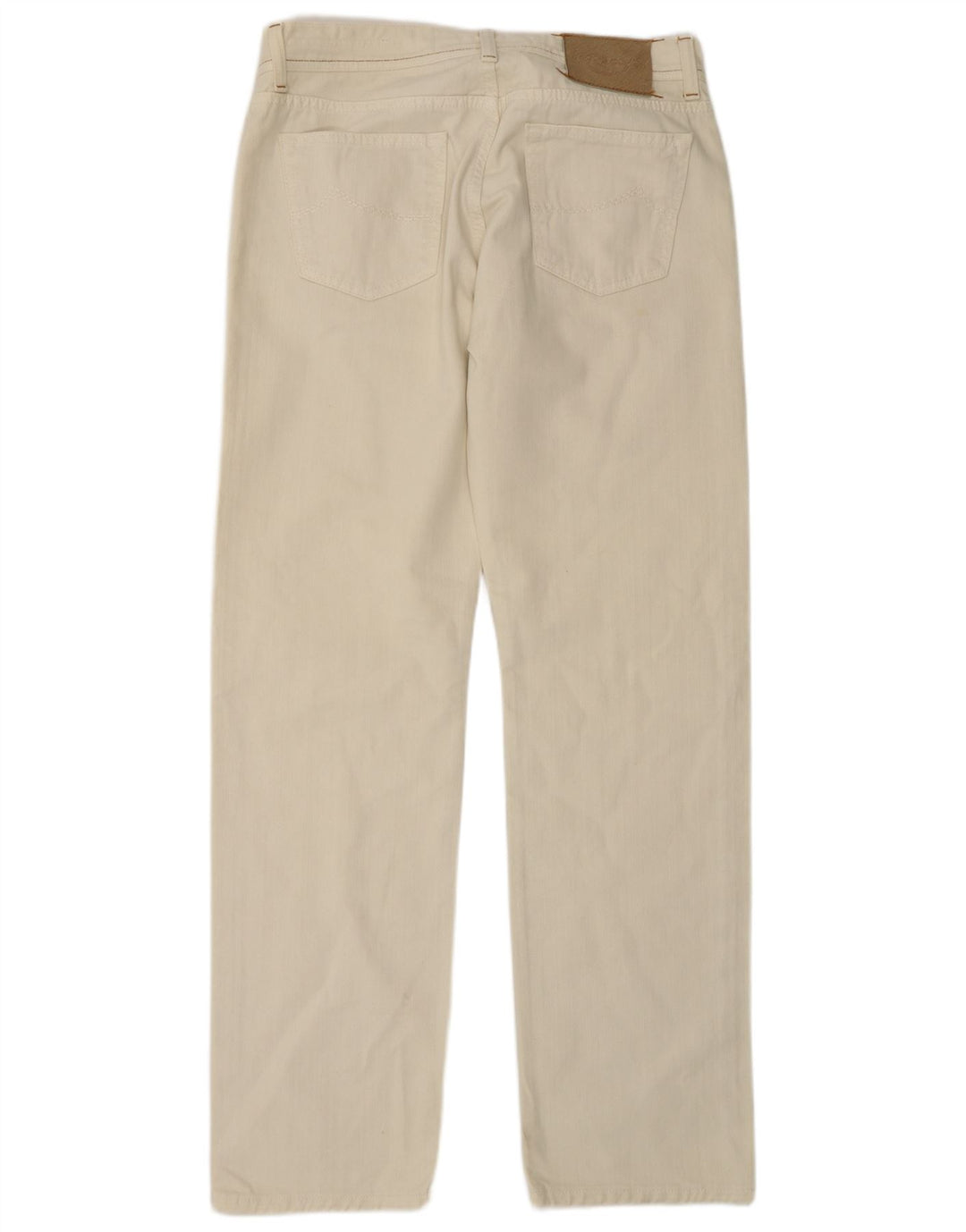 Jacob Cohen Herre Straight Jeans W35 L34 Beige Bomuld