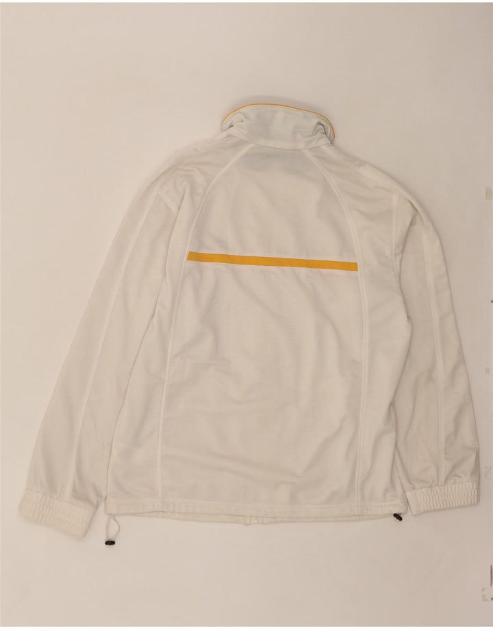LOTTO Mens Tracksuit Top Jacket Medium White Polyester Vintage Lotto and Second-Hand Lotto from Messina Hembry 