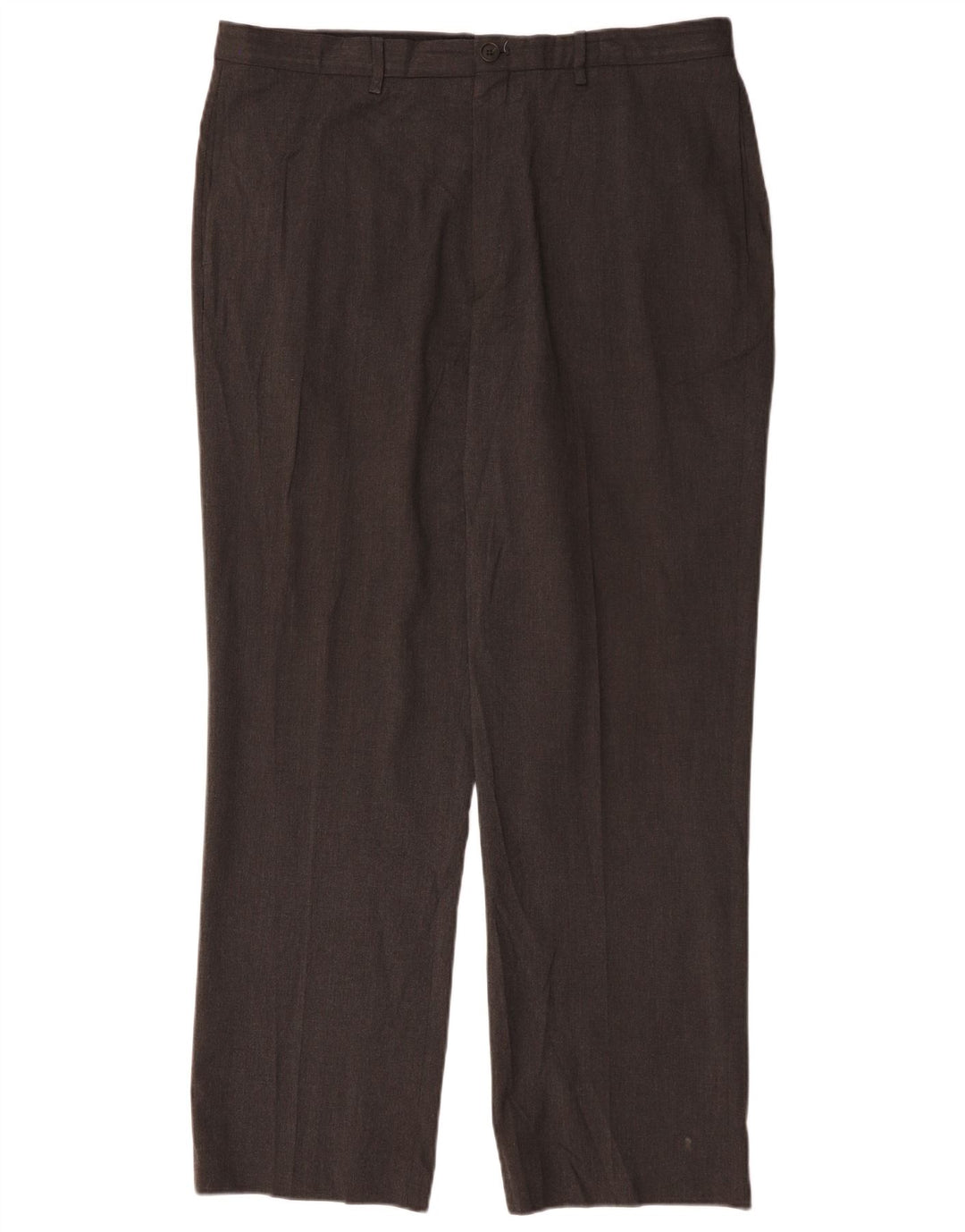 Calvin Klein Lige Chinobukser til mænd W36 L32 Grå polyester