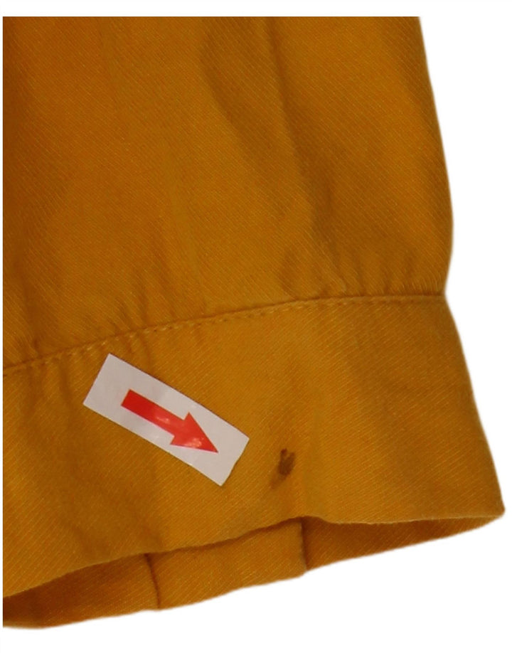 Zara Dame Trafaluc Skjorte UK 16 Large Yellow