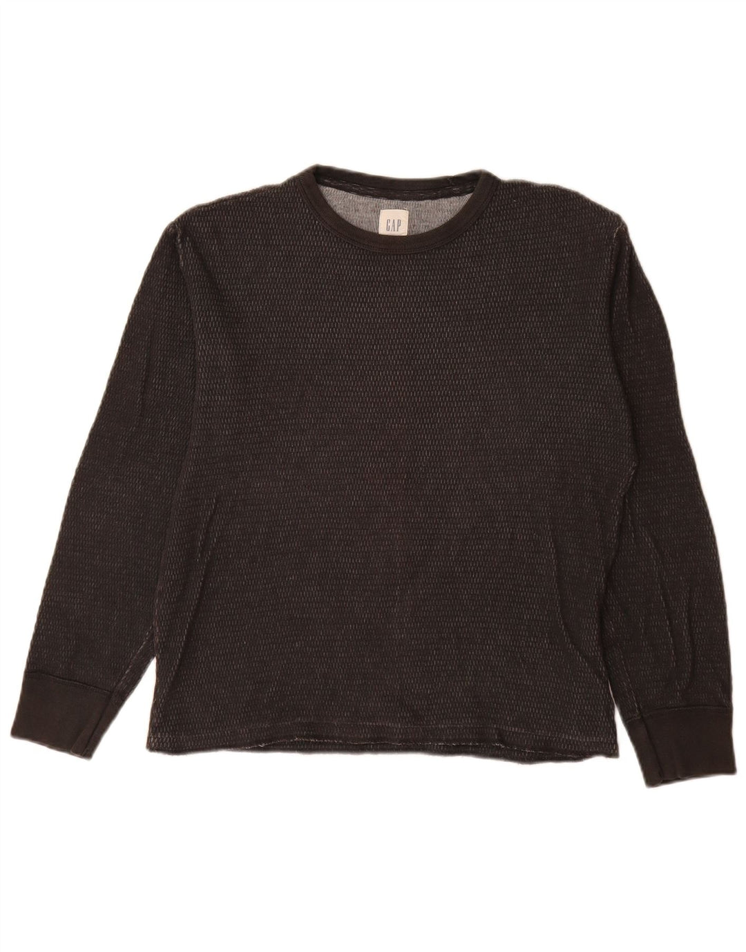 Gap Herre Loose Fit Top Langærmet XS Grå Bomuld