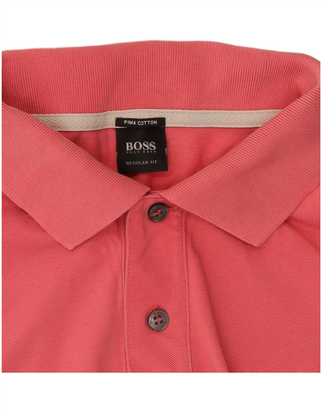 Hugo Boss Herre Regular Fit Polo Shirt Stor Rød Bomuld