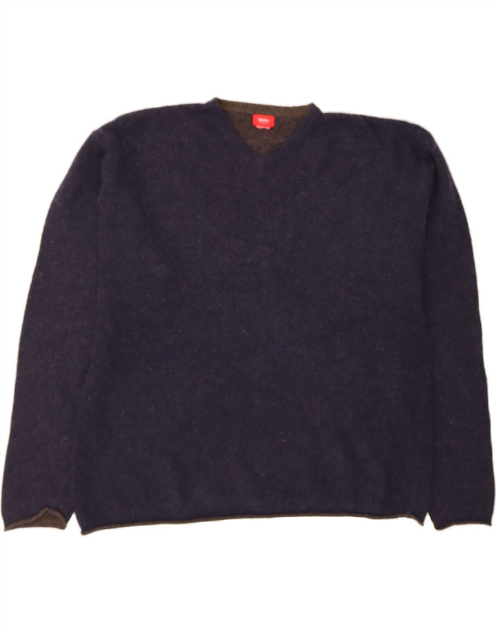MOSSIMO Mens V-Neck Jumper Sweater 2XL Navy Blue Vintage Mossimo and Second-Hand Mossimo from Messina Hembry 