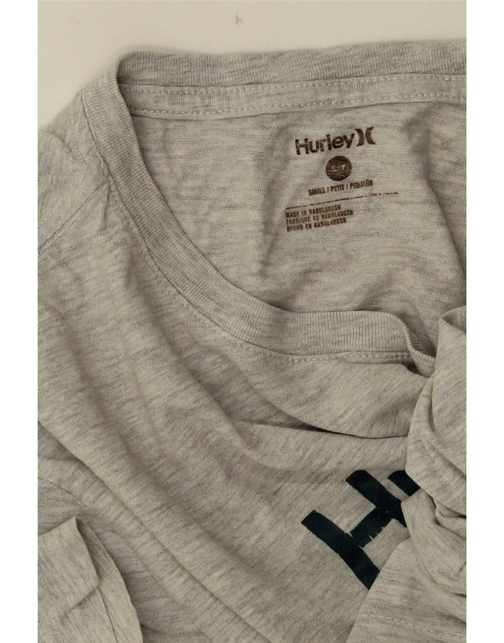 Hurley Herre Grafisk T-Shirt Top Lille Grå