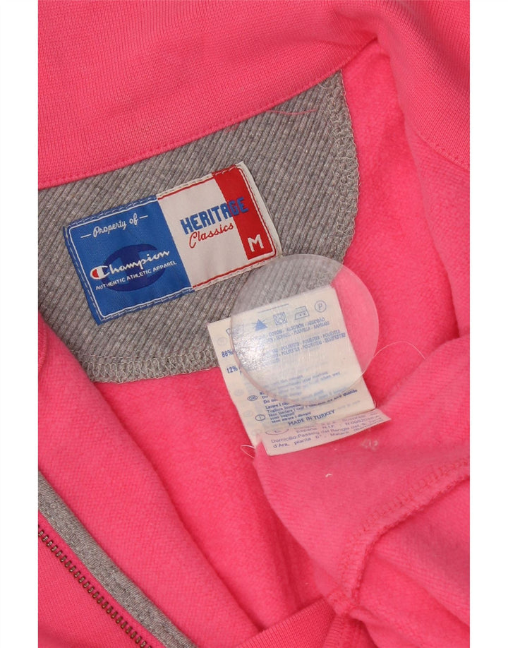 Champion Womens Heritage Classics Træningsdragt Topjakke UK 14 Medium Pink
