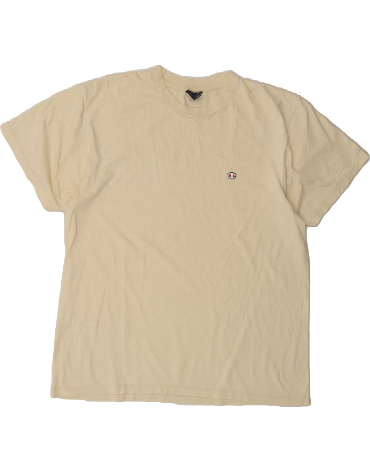 CHAMPION Mens T-Shirt Top 2XL Beige Cotton Vintage Champion and Second-Hand Champion from Messina Hembry 