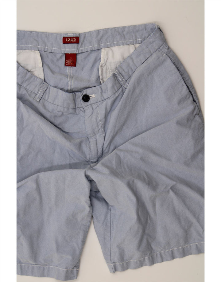 IZOD Mens Chino Shorts W38 XL  Blue Cotton Vintage Izod and Second-Hand Izod from Messina Hembry 