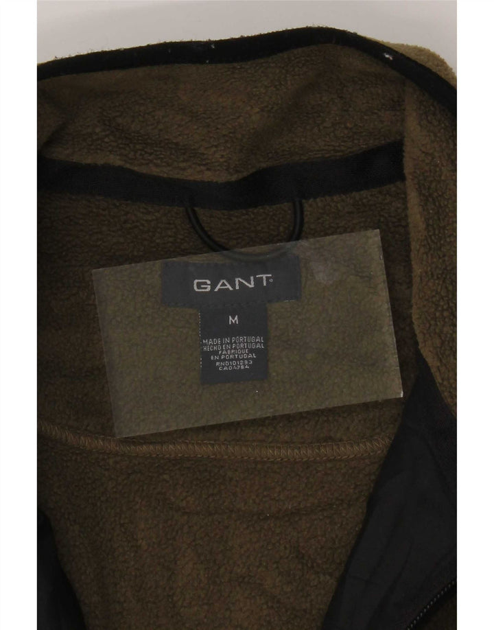 Gant Herre Fleecejakke UK 38 Medium Khaki Polyester