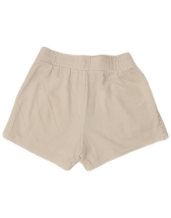 Under Armour Dame Sports Shorts UK 10 Small White Bomuld