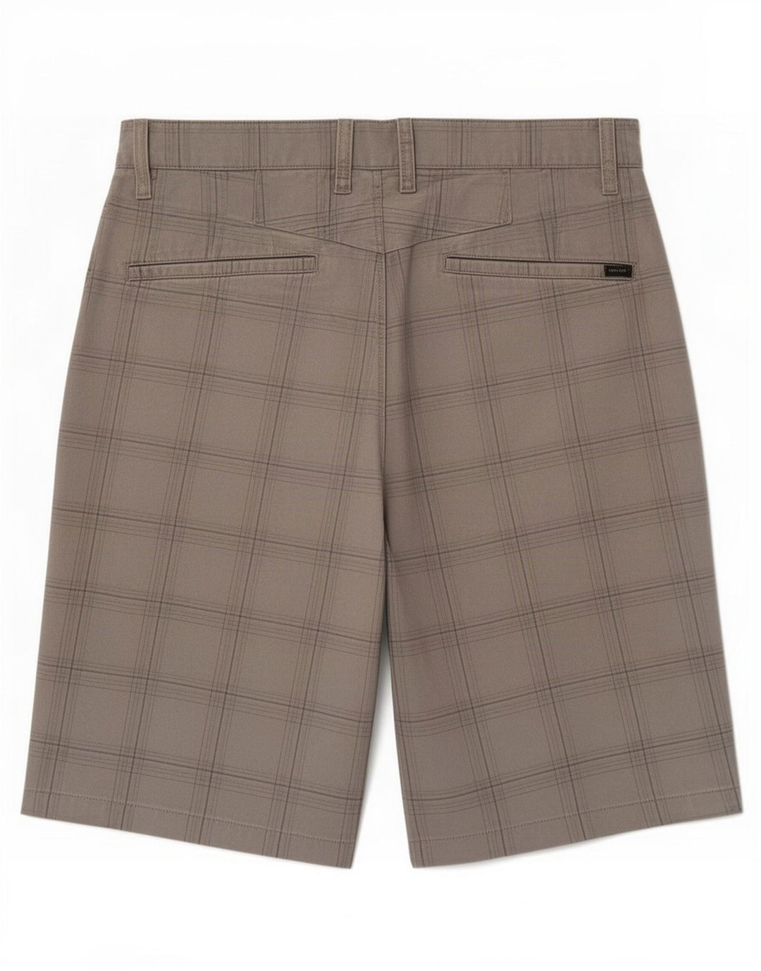 Volcom Herre Chino Shorts Medium W32 Grå ternet