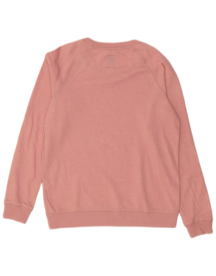 Jack Wills Dame Sweatshirt Jumper UK 10 Small Pink Bomuld