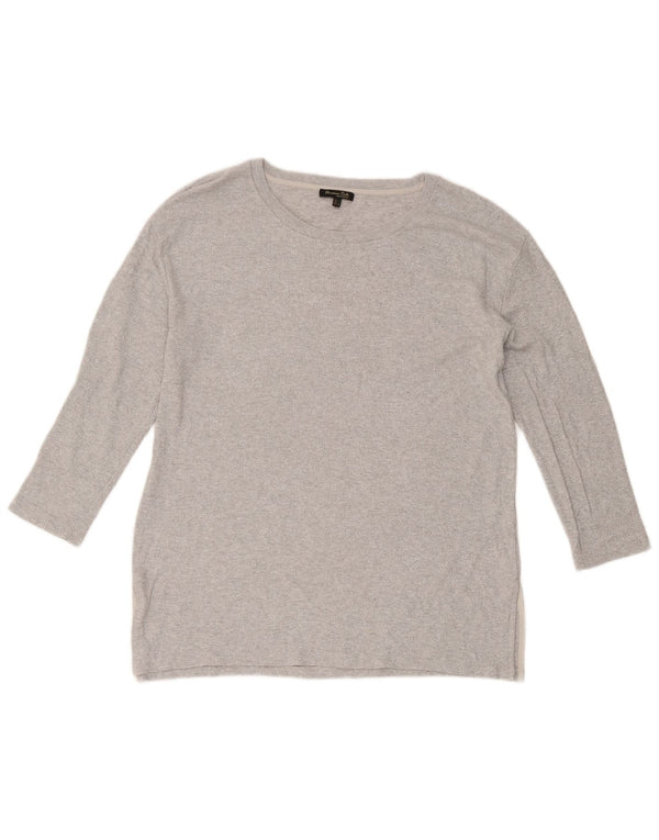 Massimo Dutti Dame Top 3/4 ærmet UK 16 Stor Grå