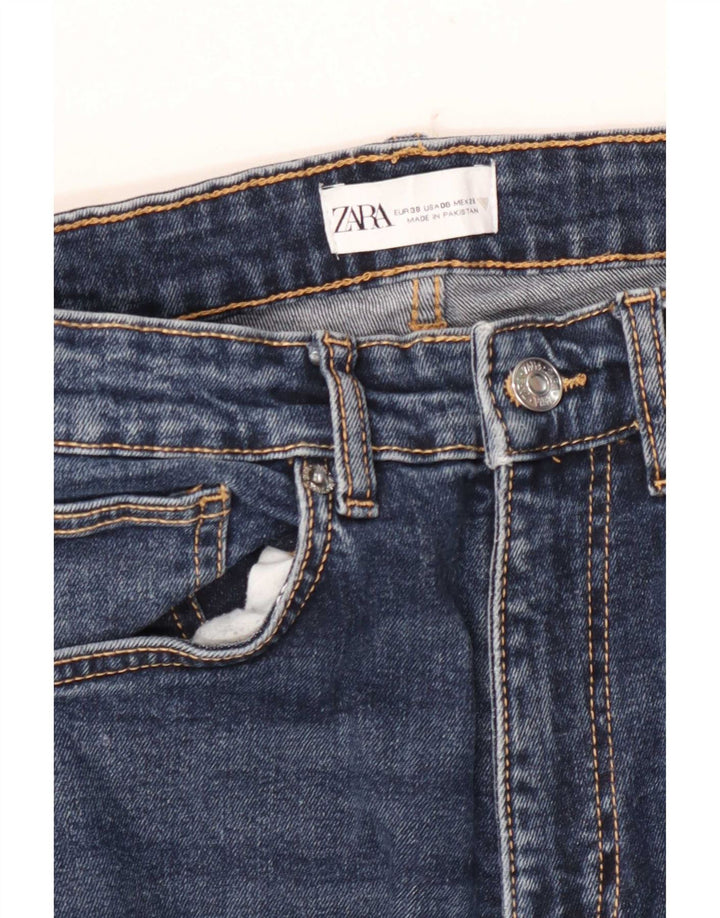 Zara Dame Bootcut Jeans EU 38 Small W28 L26 Blå