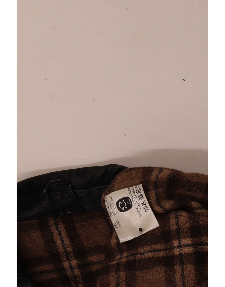 Vintage herre læderjakke UK 40 Large Black
