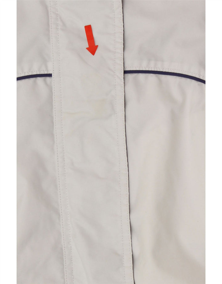 COLUMBIA Womens Oversized Windbreaker Coat UK 16 Large White Colourblock Vintage Columbia and Second-Hand Columbia from Messina Hembry 