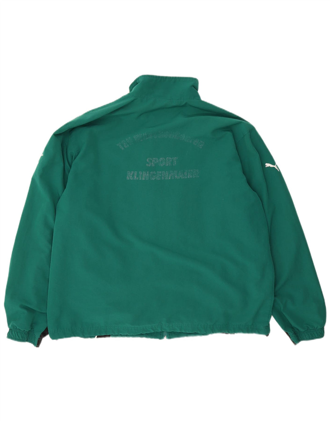 Puma Herre grafisk træningsdragt Topjakke XL Grøn Colourblock Polyester