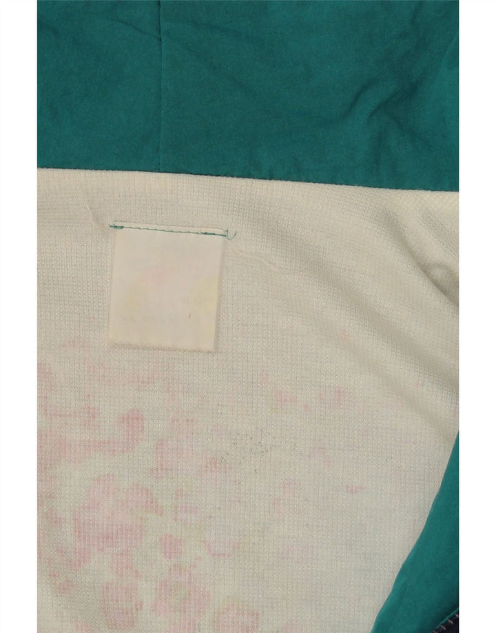 VINTAGE Træningsdragt til mænd Topjakke 2XL Blå Colourblock