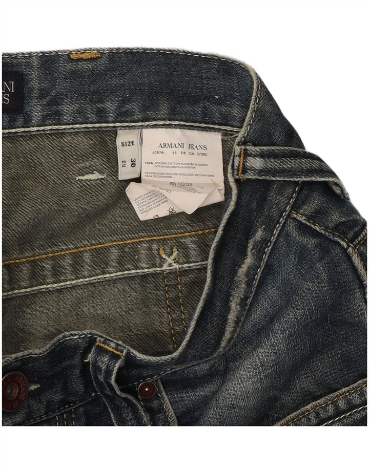 Armani Dame Bootcut Jeans W30 L32 Blå Bomuld
