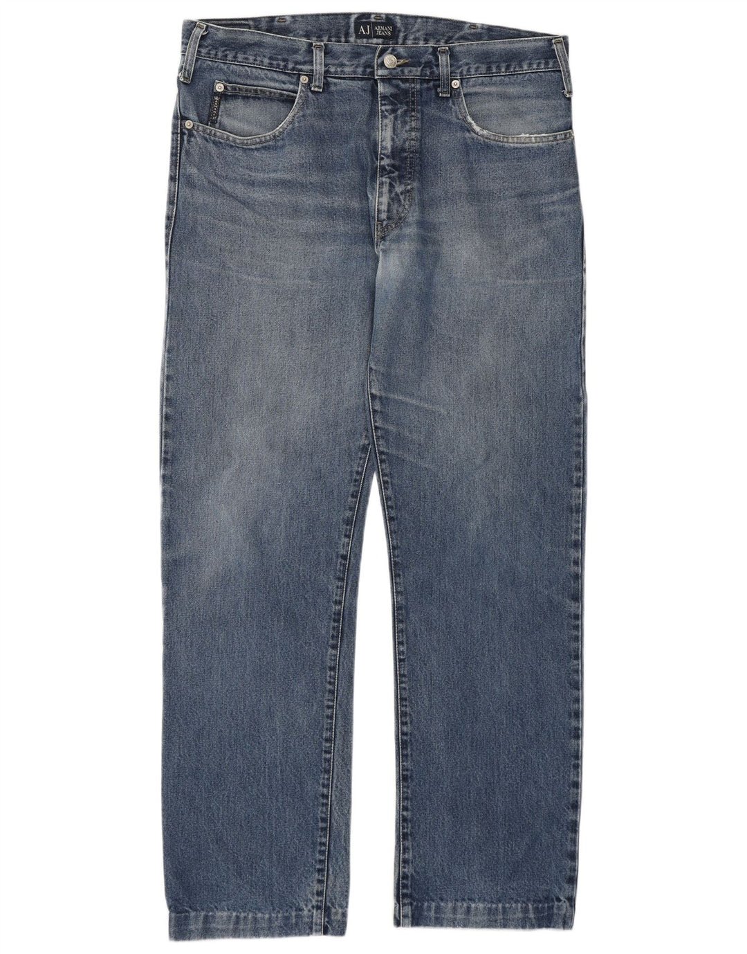 Armani Straight Jeans til mænd W38 L31 Blå