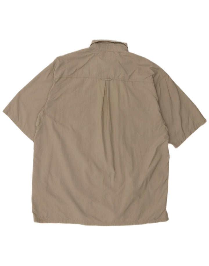 Columbia kortærmet herreskjorte XL Khaki Nylon