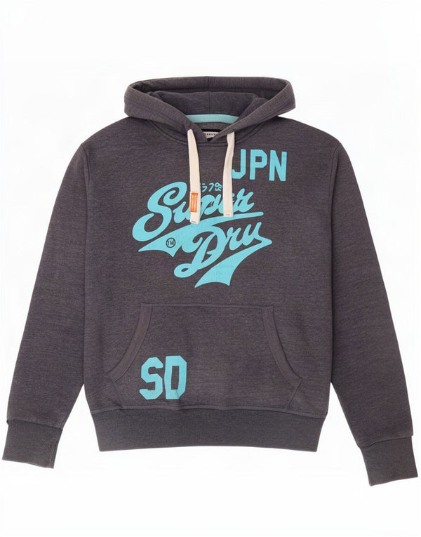 Superdry Grafisk hættetrøje til mænd XL marineblå bomuld