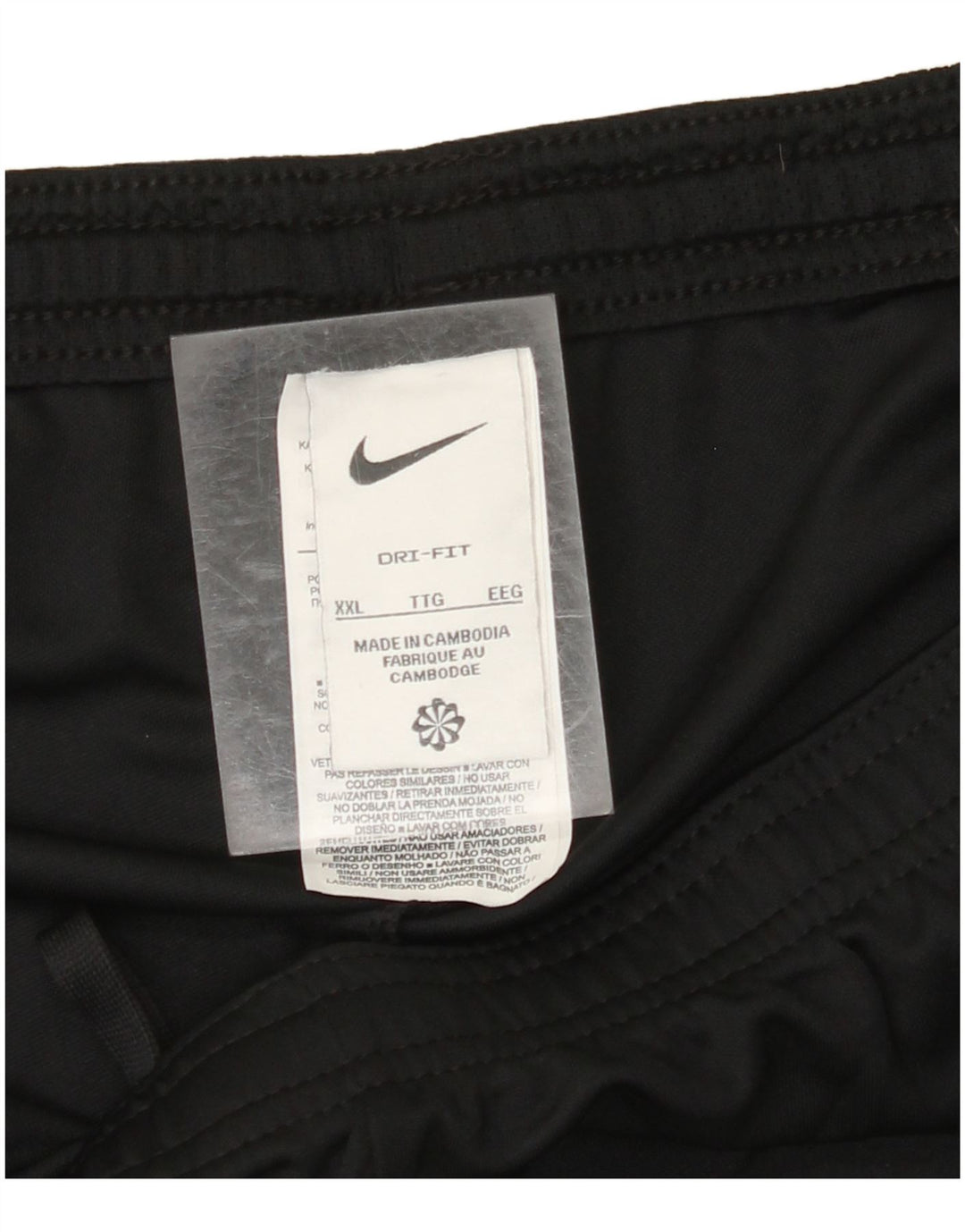 NIKE Dri Fit sportsshorts til mænd 2XL sort polyester