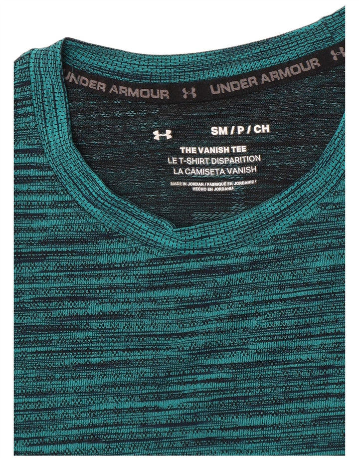 Under Armour Herre T-Shirt Top Lille grøn nålestribe