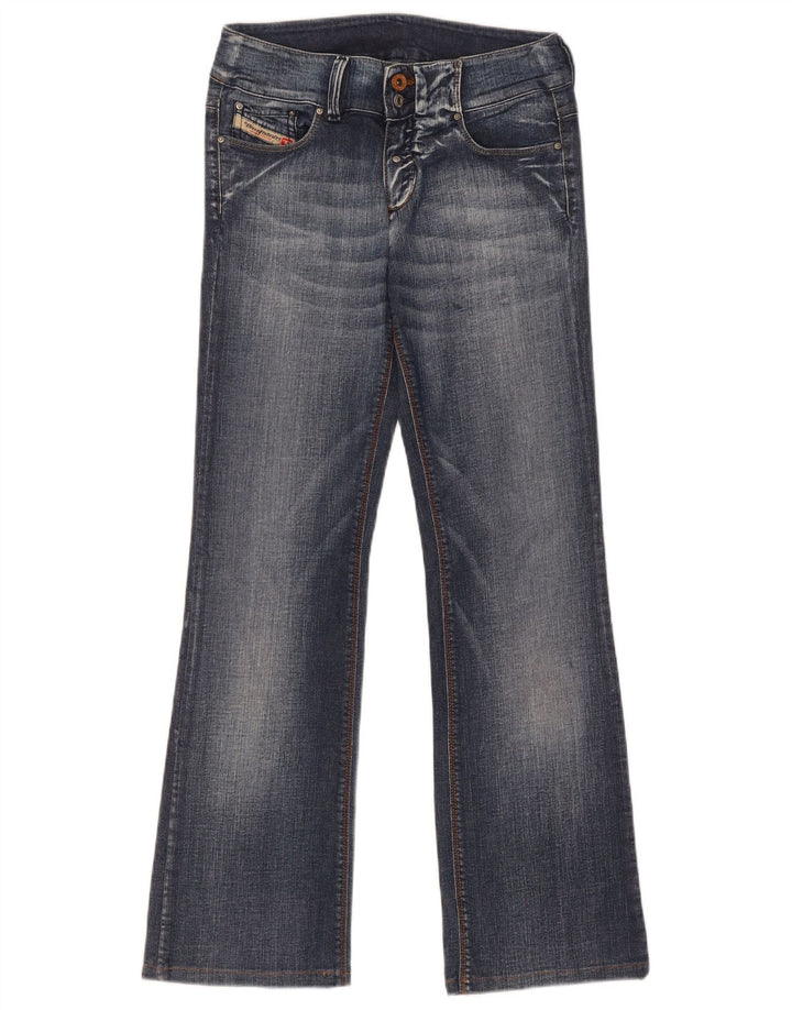 Diesel Dame Bootcut Jeans W27 L29 Blå Bomuld