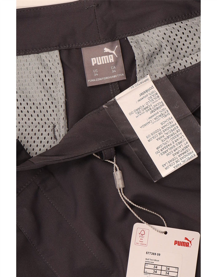 Puma Herre Chino Shorts W34 Large Grå Polyester