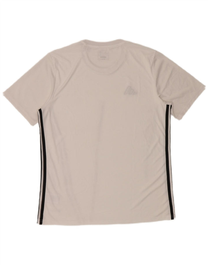 Adidas Herre Aeroready T-Shirt Top Stor Hvid Polyester