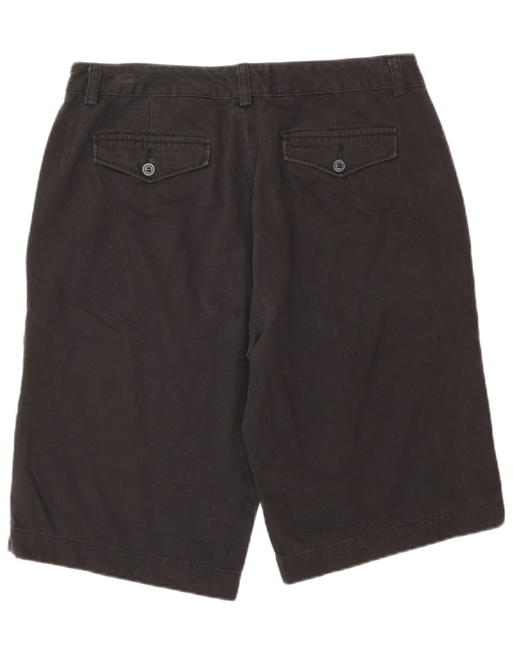 Eddie Bauer Chino Shorts til kvinder US 12 Large W32 Black Bomuld