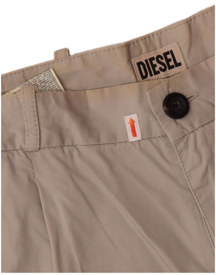 DIESEL Chino-shorts til kvinder W27 Små grå bomuld