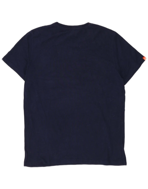 Superdry Grafisk T-shirt top til mænd XL marineblå